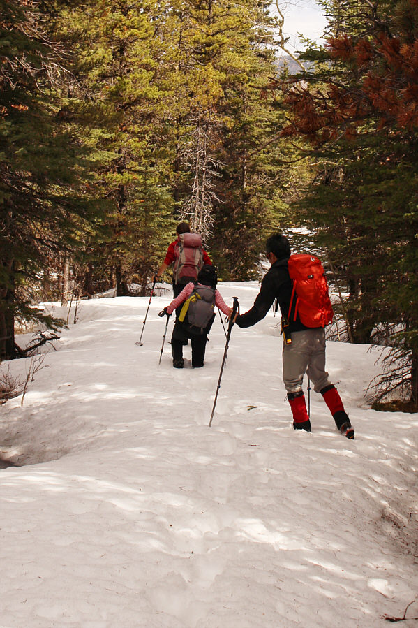 Okay, maybe we should have brought along snowshoes...