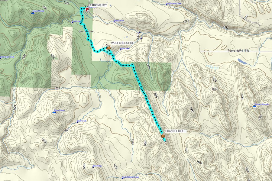 A good hike when bigger objectives are socked in by clouds.