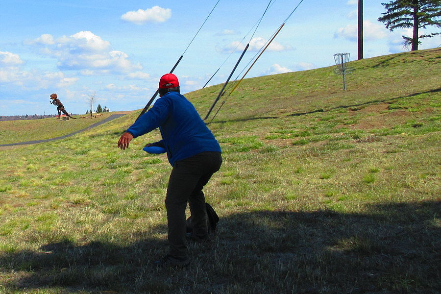 Try not to let the T-Rex distract you!