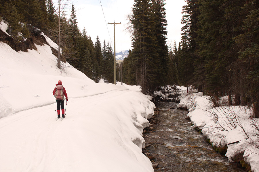 Try not to veer into the creek.