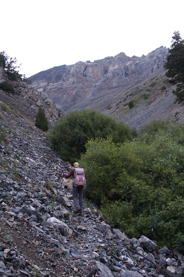 Much better with a beaten path most of the way up!