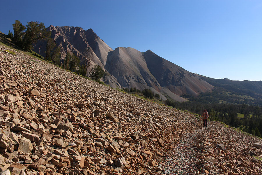 It's best to stick to the main trail; don't take the short cut to the lake like we did!