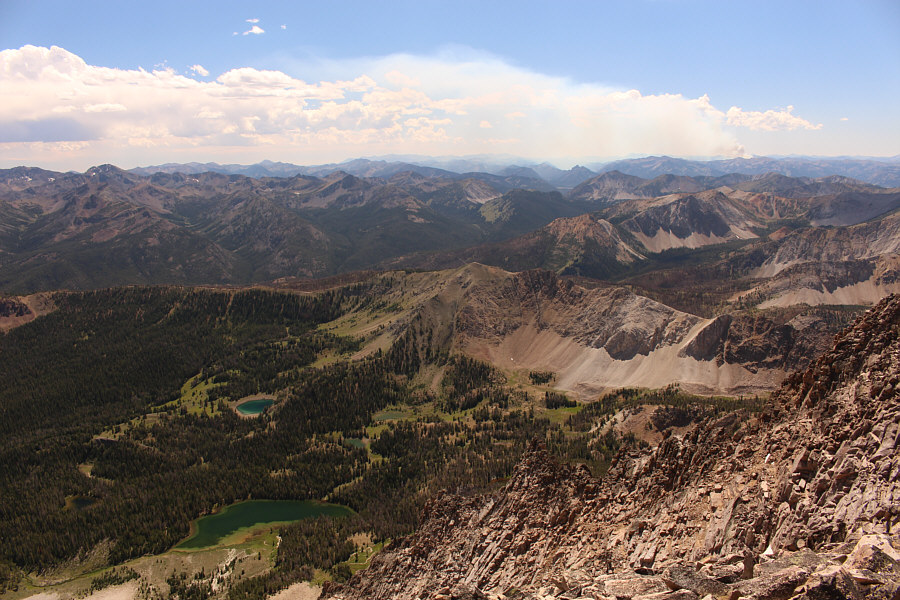 Thankfully, the smoke wasn't drifting this way.