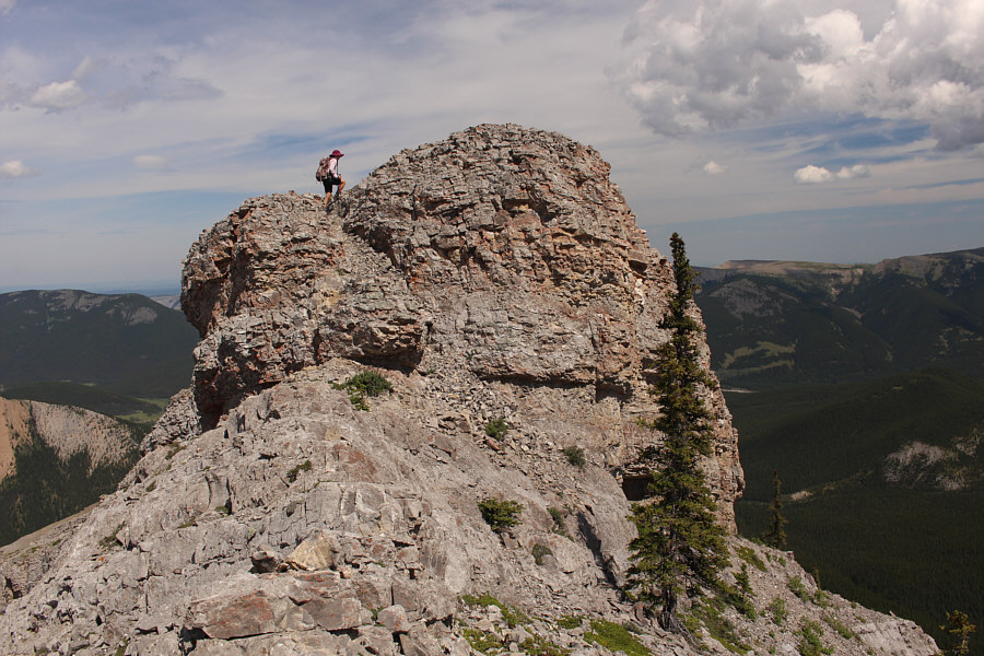 This was the hardest of all the down-climbs during the ascent.