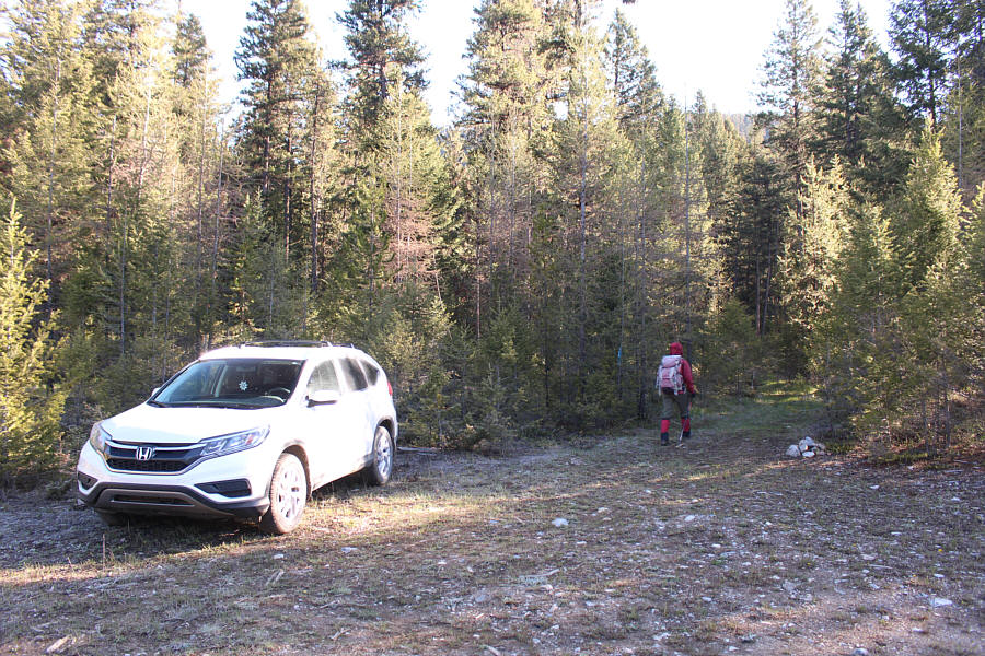 Gotta love the easy drive and obvious starting point!