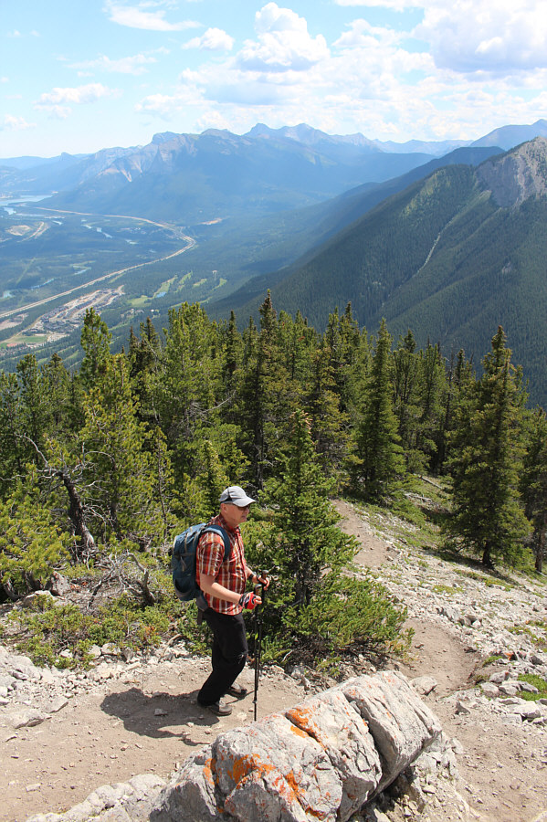 Easier than descending the north ridge.