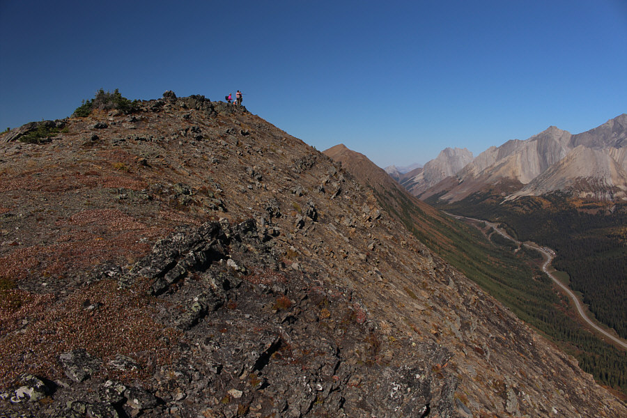 I'd rather be up here than down there with the hordes of tourists!