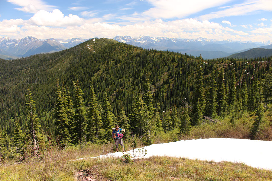 It's about a 30-metre drop which is equivalent to about 3 fire lookout towers!