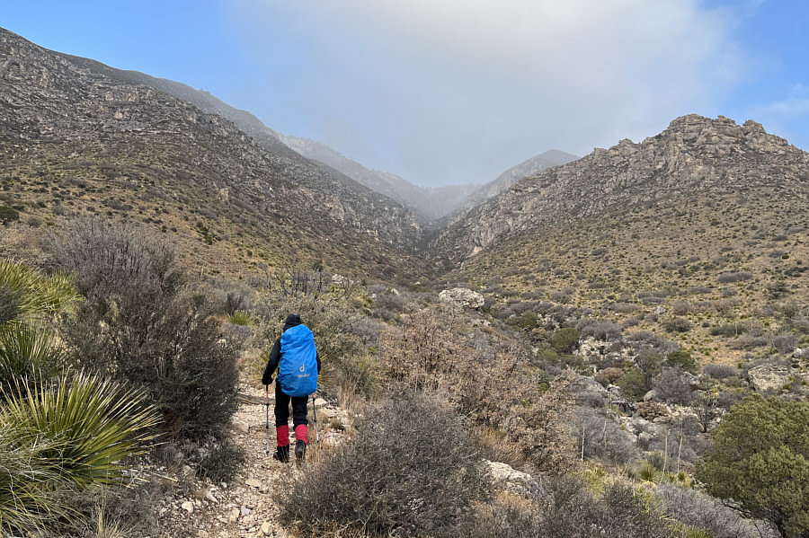 An amazingly well-constructed trail that never feels too steep.