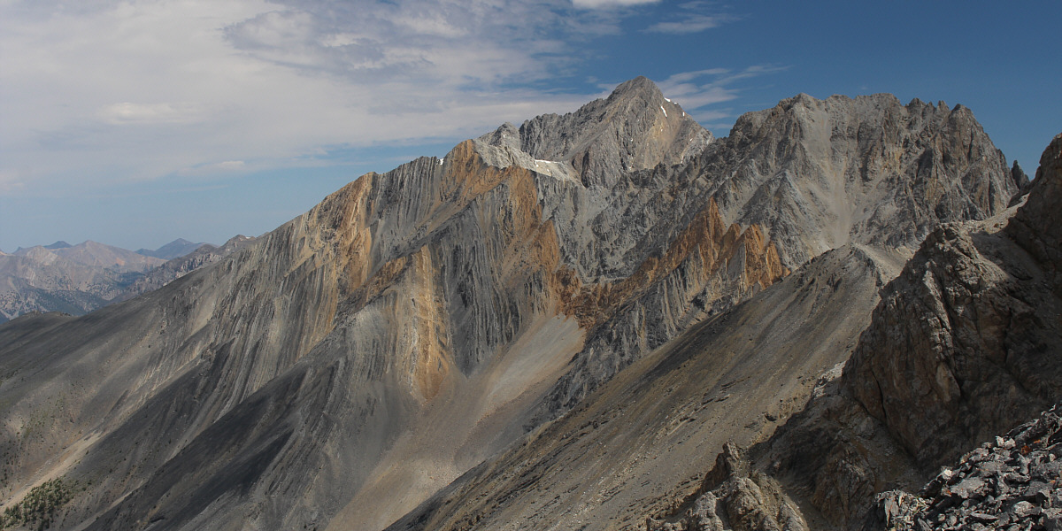 Interesting colours in the rock!