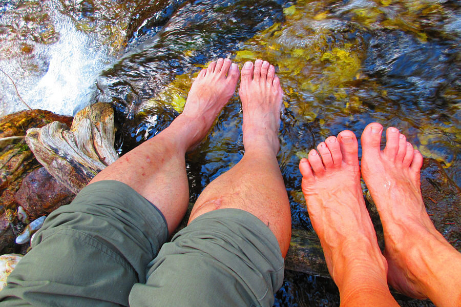 That water was freezing cold!