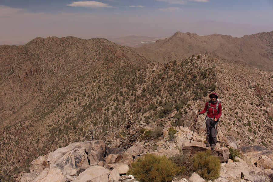 This is where you have to be mentally tough to tackle the ridge a second time!