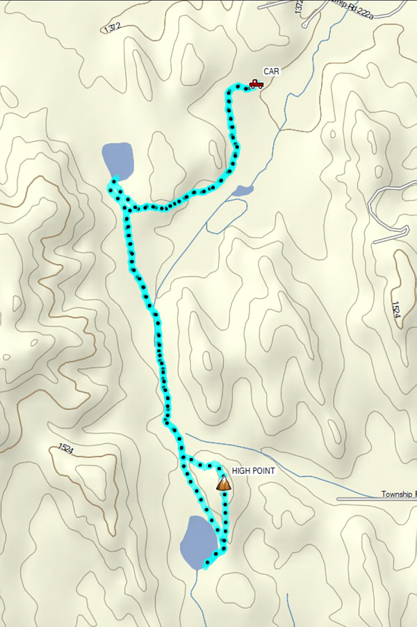 Not bad for an easy winter hike despite the presence of noisy ATVs.