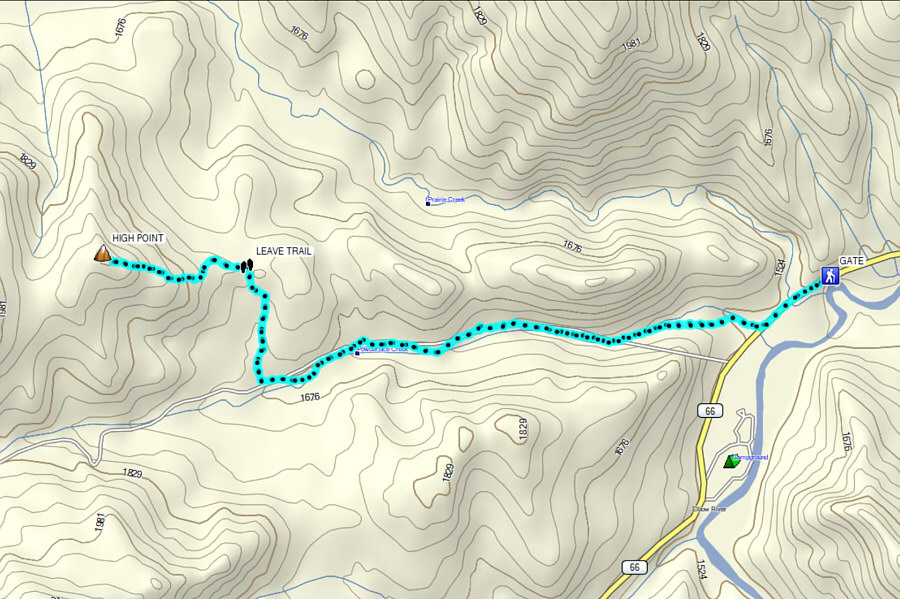 A nice alternative to busy Prairie Mountain or White Buddha/Vents Ridge.