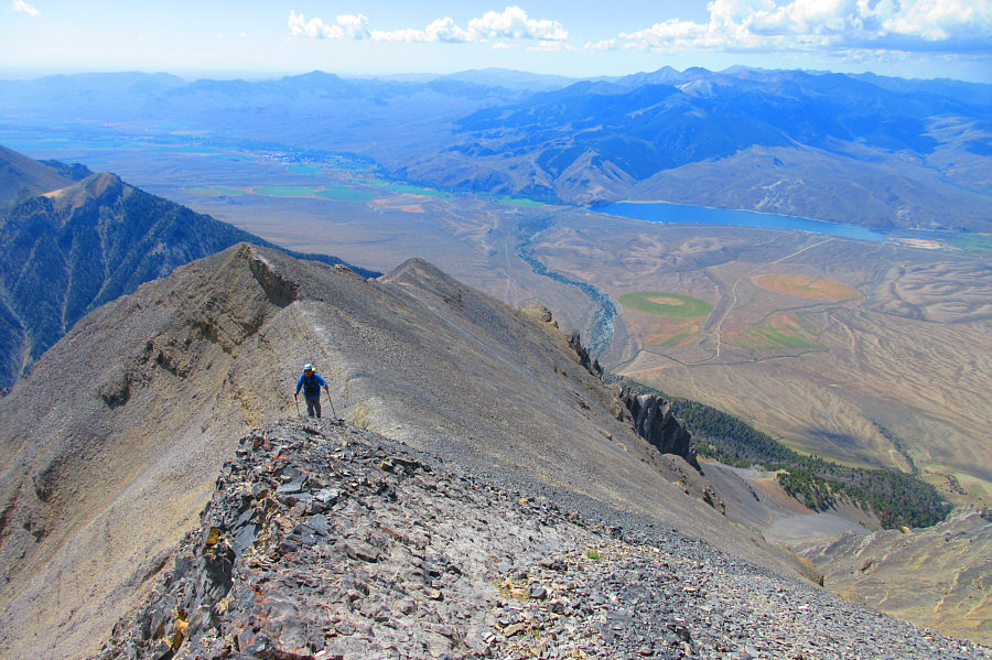 Kinda forgot about the views with all the scree bashing!