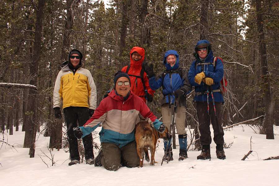 We actually caused a "whumpfing" of the snow here!