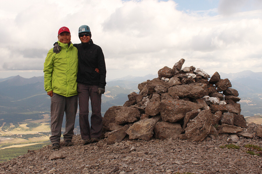 Last summit of our summer road trip!