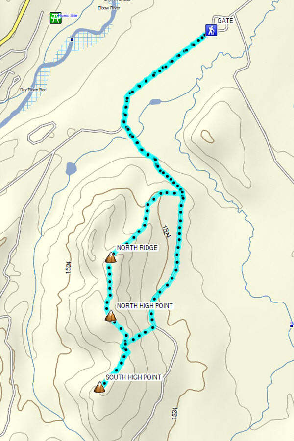 A nice and easy hike if you don't mind some scrubby terrain and occasional ATVs.