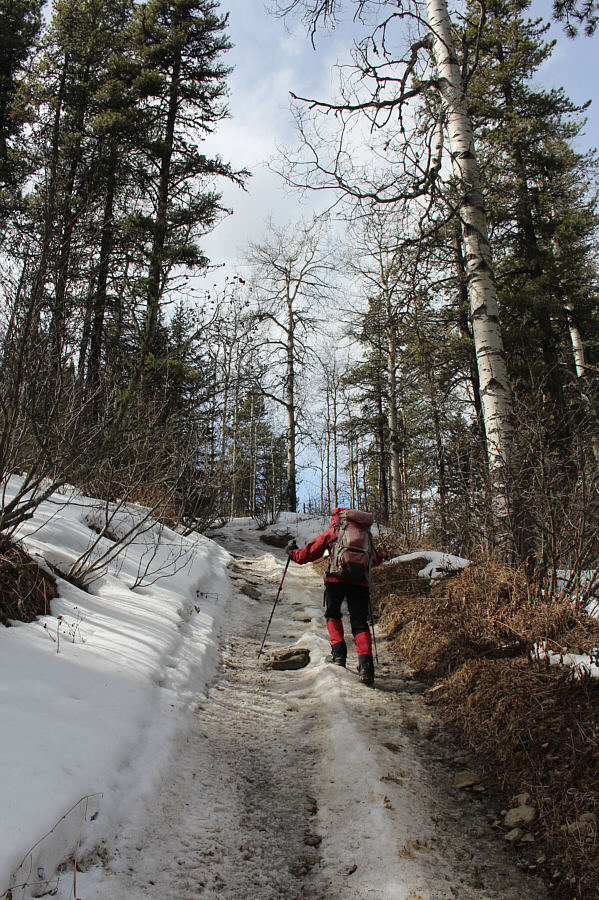 Uphill both ways it seems!