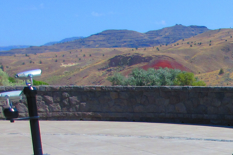 Glad we're in the shade now instead of cooking on that ridge!