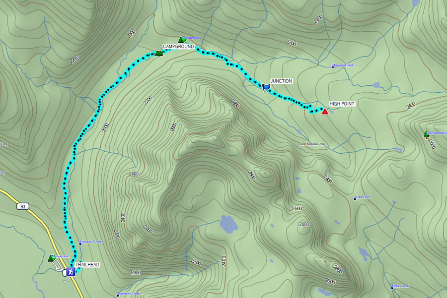 The meadows are spectacular, but it's a labourious ski both to get there and back.