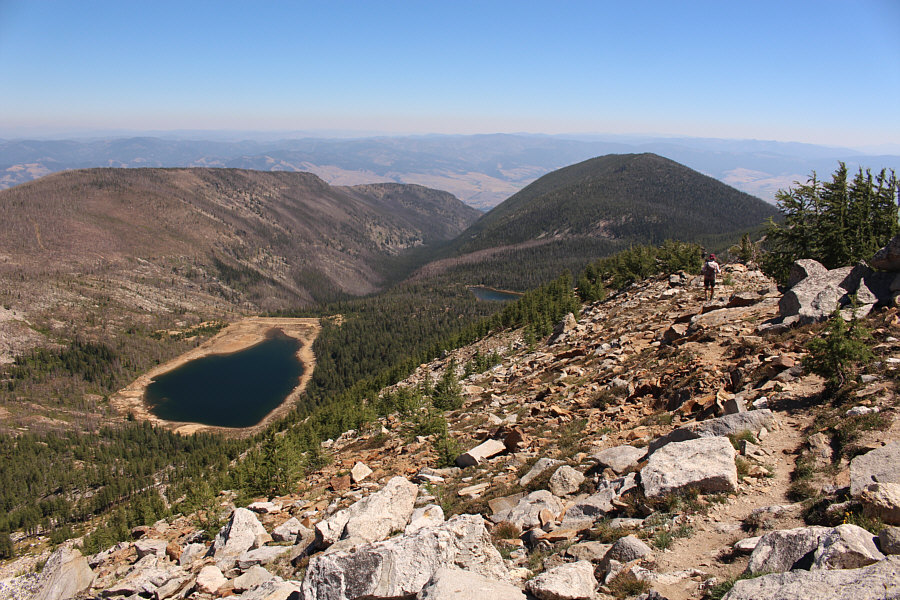 The smaller lake kinda looks nicer since it seems to be fuller...