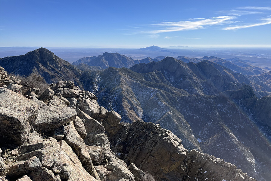 Organ Peak looks like a worthy objective for another trip...
