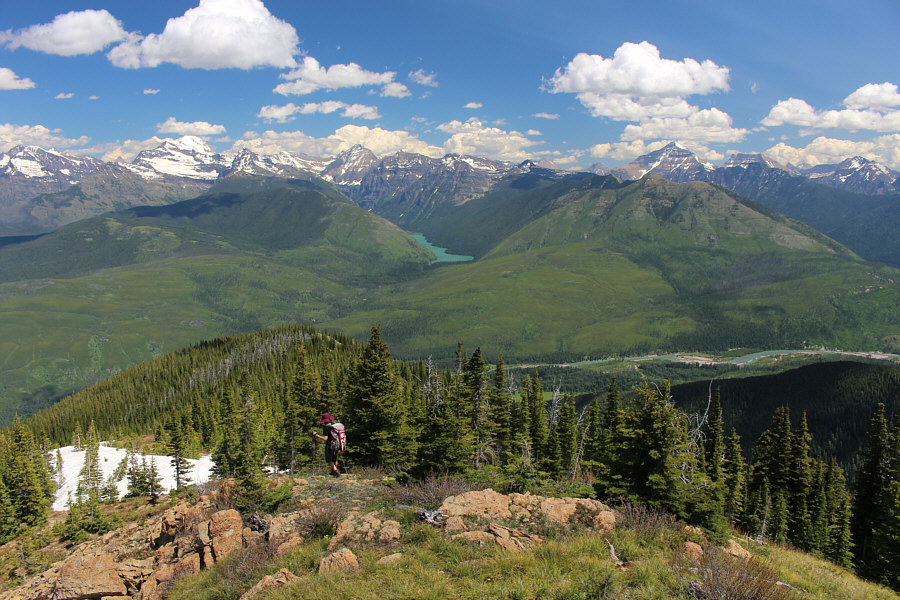 Enjoy this view while you can since there is nothing to see lower in the trees!