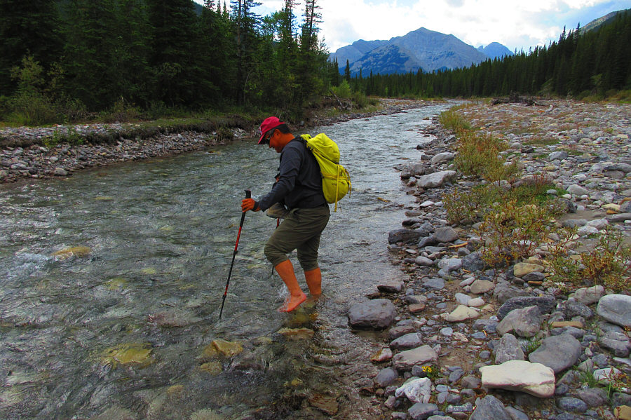 Feels refreshing on tired and dusty feet!
