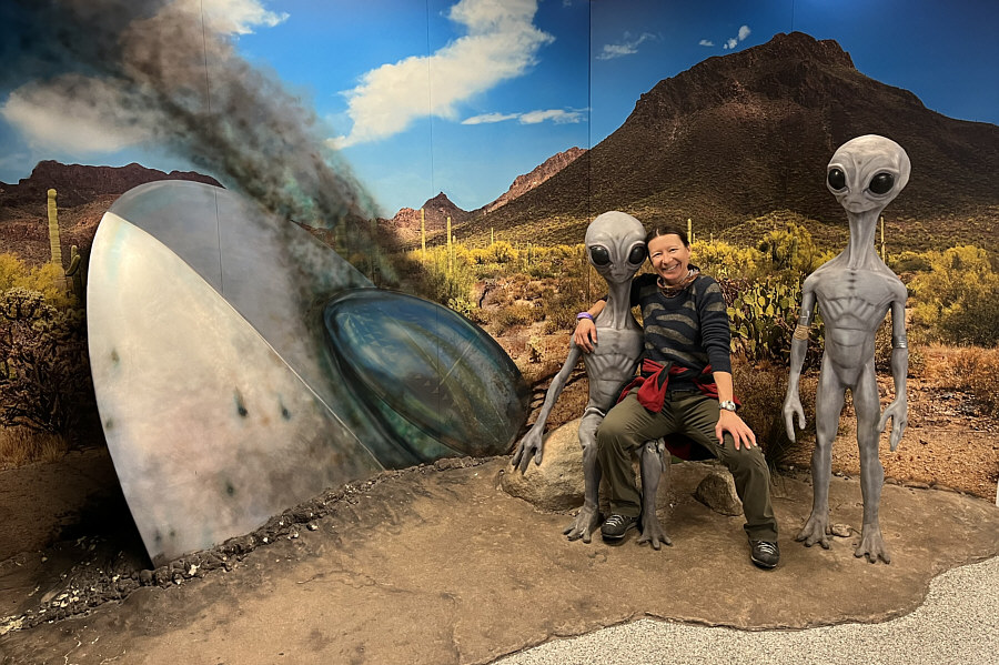 And somehow got transported to southern Arizona to boot (saguaro cacti in the background).