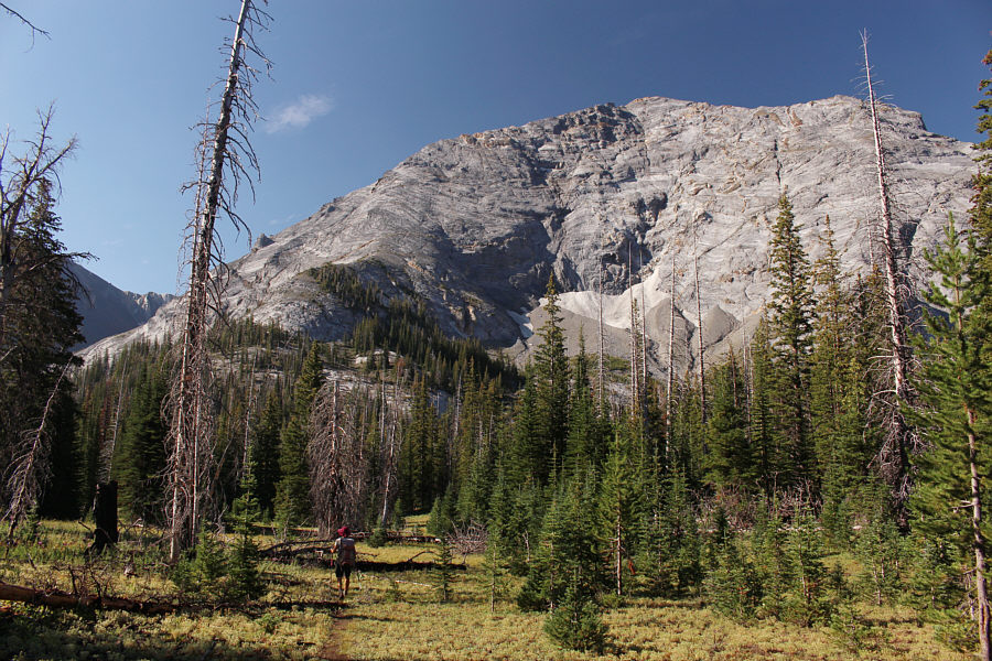 Very enjoyable hiking here but we still have a long way to go!