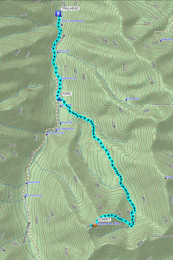A long but technically easy ascent.