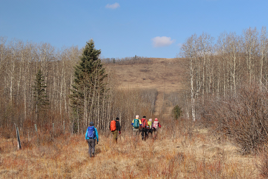 Not the most efficient way to climb three ridges, but what else can you do?