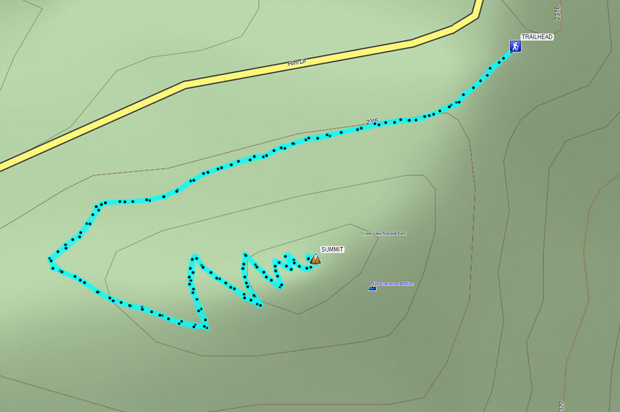 The crux of this "hike" is fighting off the other tourists for the best photography spot!