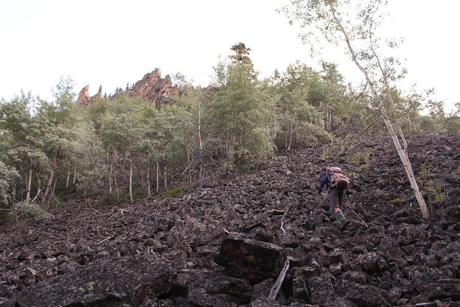 Why not start the day with some ankle-breaking rocks?