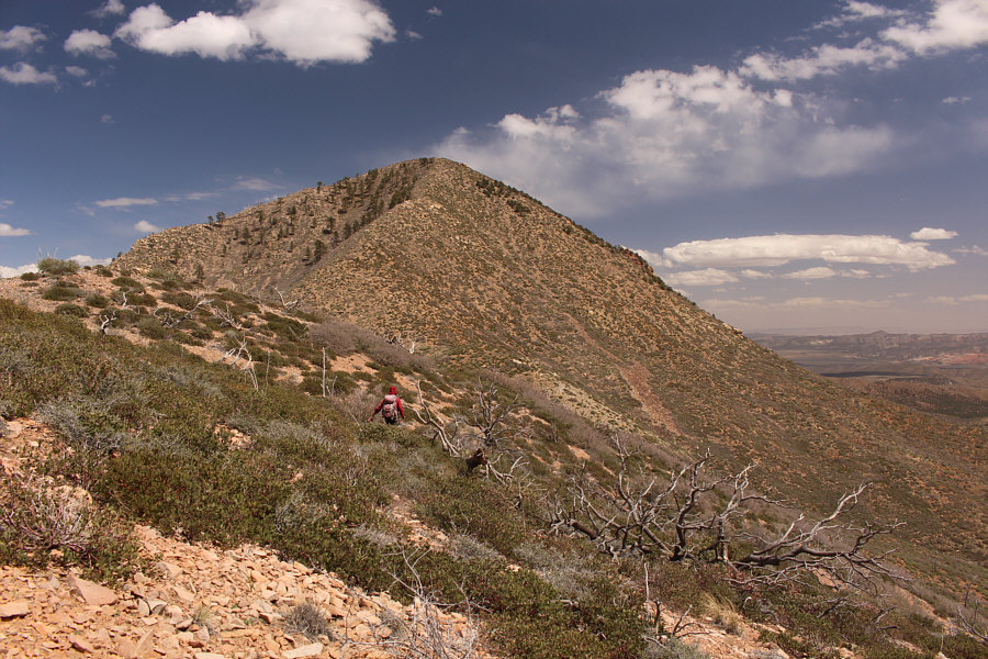 Nothing comes easy on these peaks it would seem!