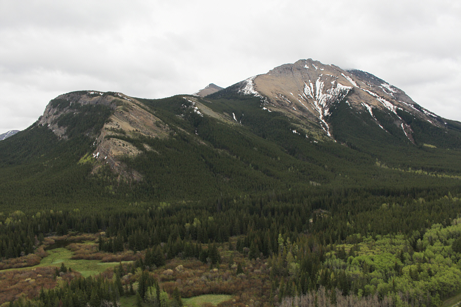 You'll see this mountain a lot on this hike.