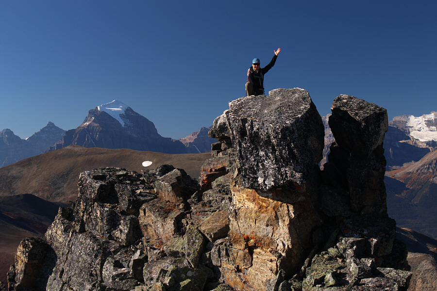 Mount Temple looks really beautiful today!