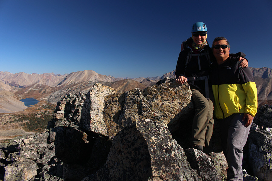 Yep, not a lot of room up here!