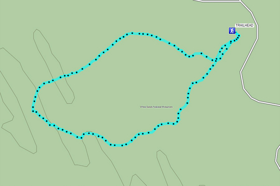 GPS track in case you get lost!