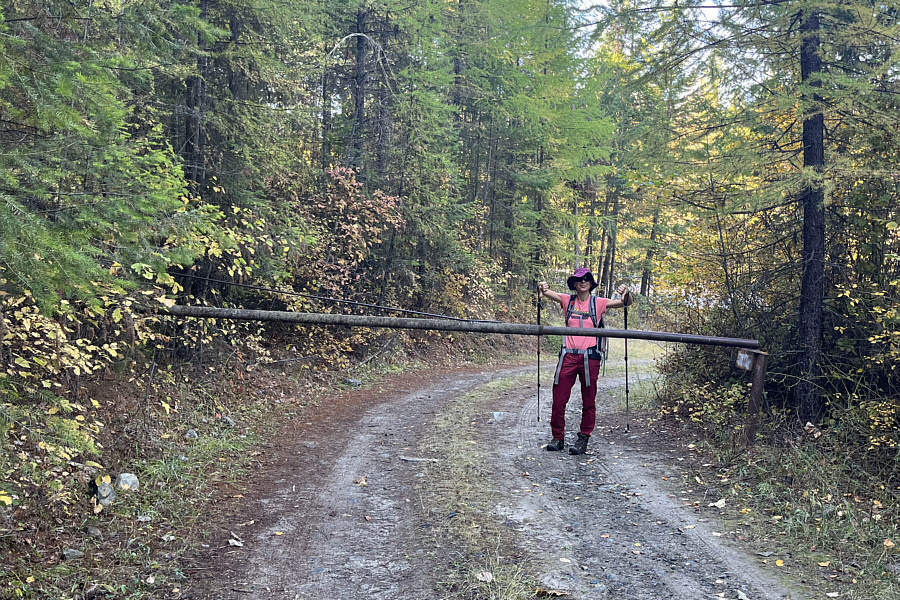 Well, we didn't see any signs on our way up the ridge.