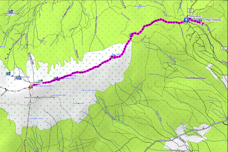A relatively stress-free and enjoyable hike if you can find parking!