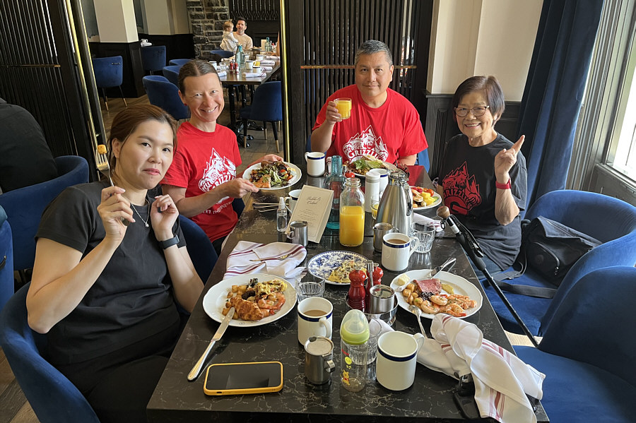 Thank you, David, for picking up the tab!