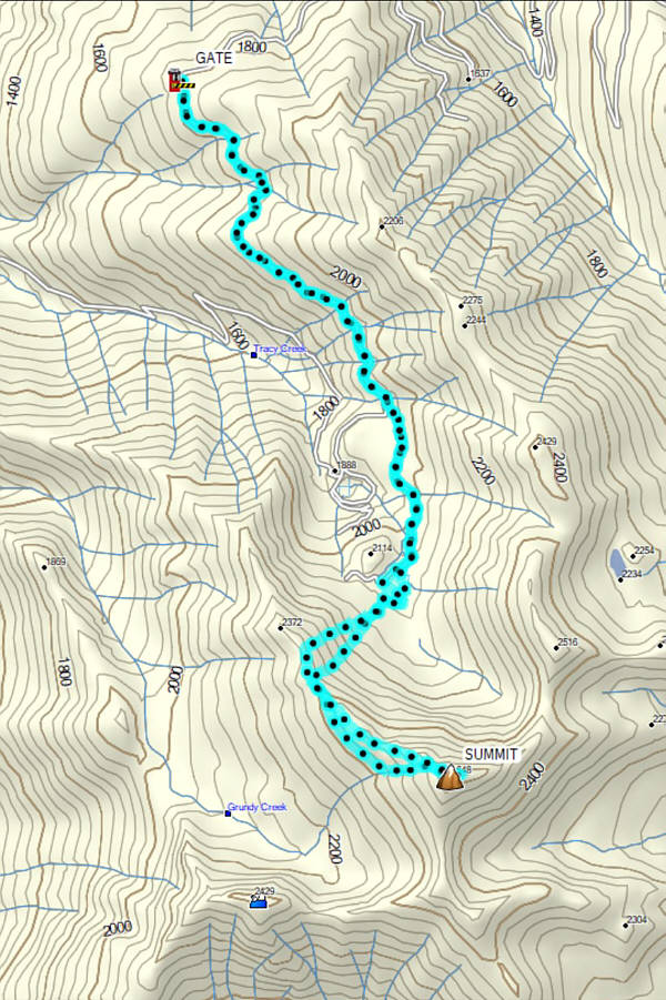 There may be better routes than the one we took...