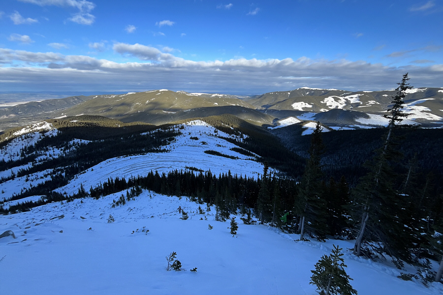 The snow was definitely easier on the knees than ankle-breaking rubble.