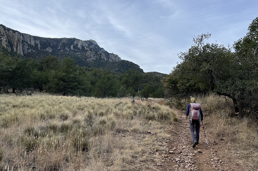 Some folks camp in these meadows, but water usually has to be carried in.