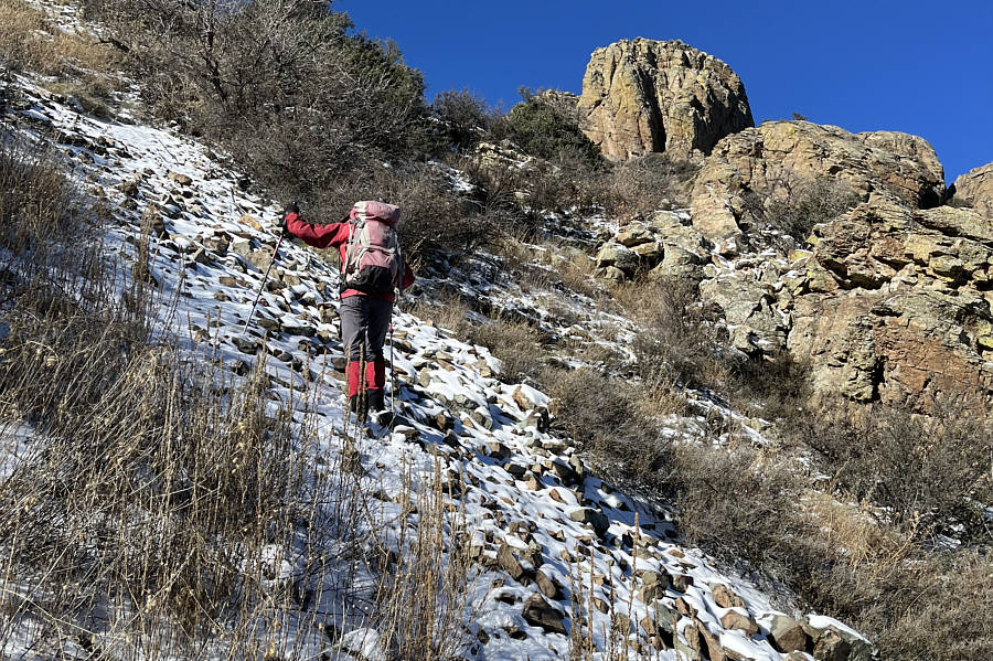 Nothing comes easy on this mountain!