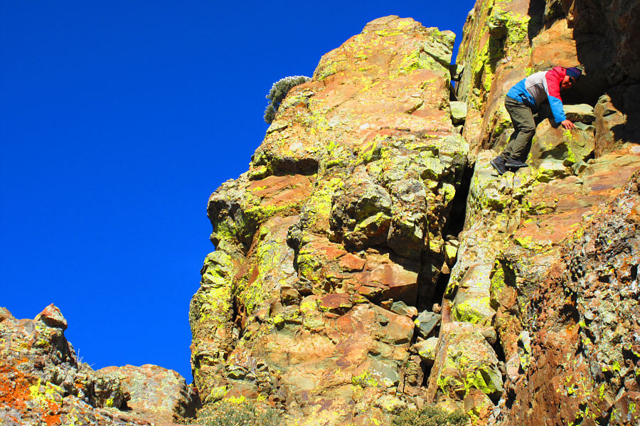 Once again, this was the trickiest spot since I didn't fully trust the handholds here.