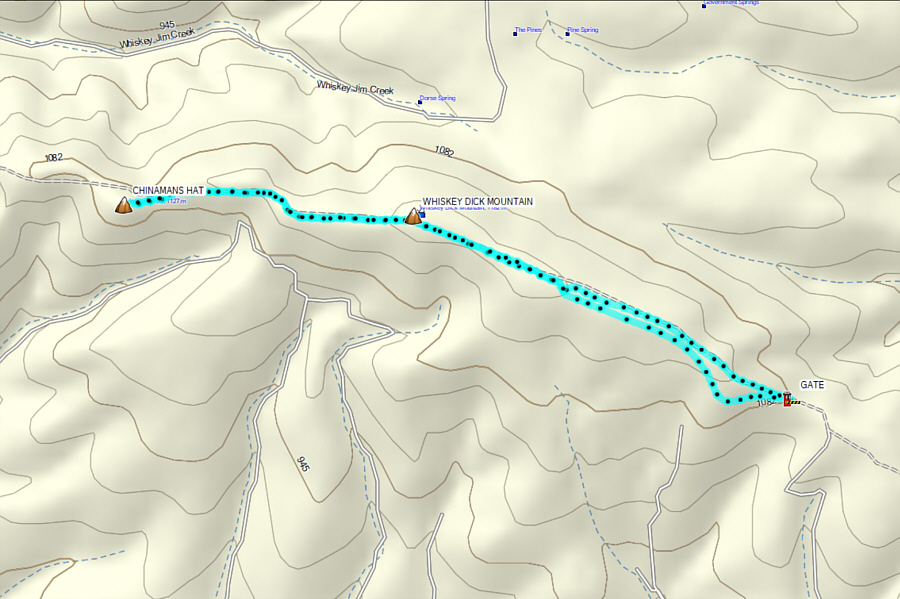 A rare chance to hike in a wind farm!