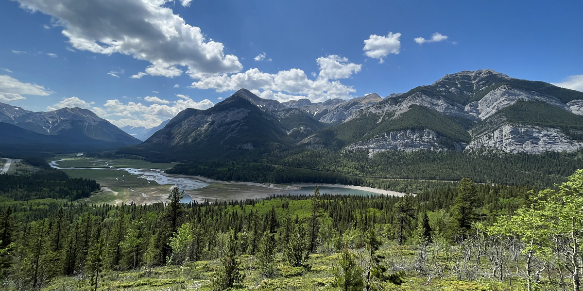 Similar to the one from the west hill but with less trees in the way!